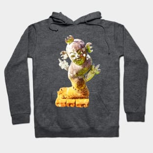 Wacky Asian Stone Sculpture Hoodie